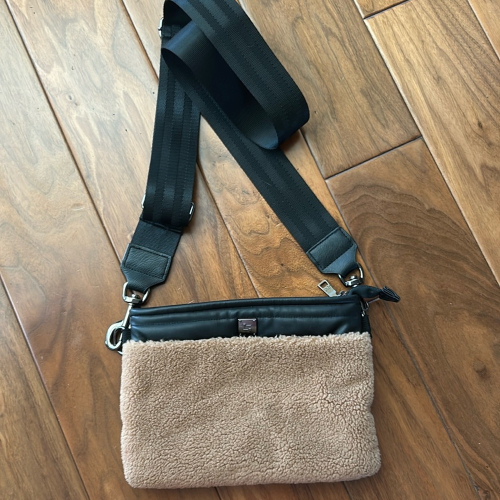 Think Rolyn Sherpa whistler crossbody bum bag